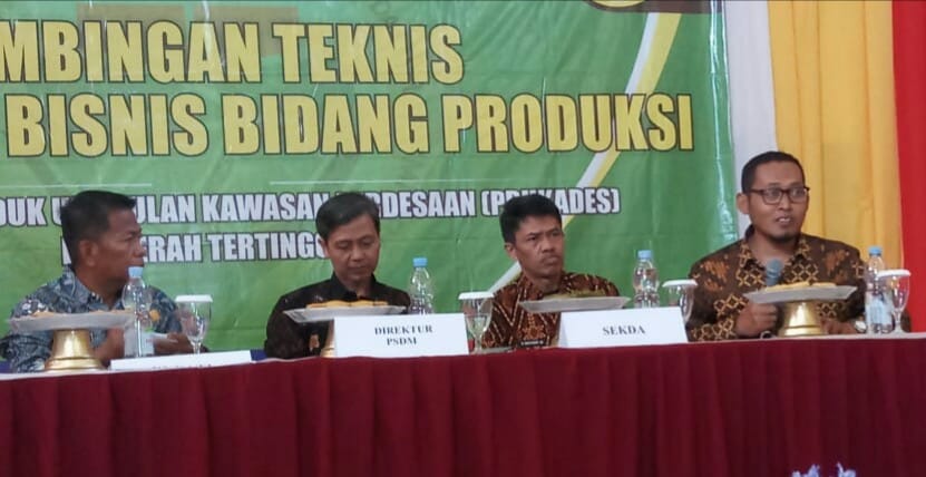 Gedhe Latih Pelaku Industri Rumah Tangga di Polewali Mandar