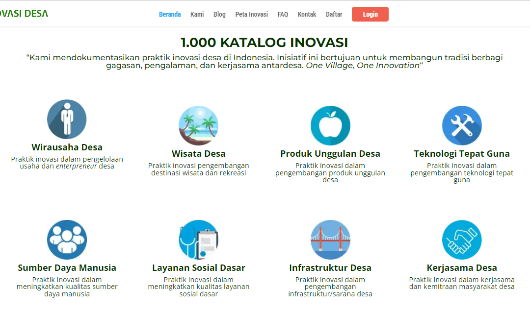 Gedhe Nusantara Luncurkan 1.000 Katalog Inovasi Desa untuk Percepatan Pembangunan Nasional